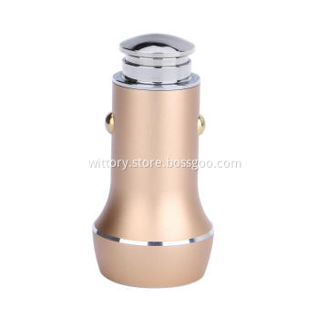 Aluminum alloy Series Champagne  Car Charger